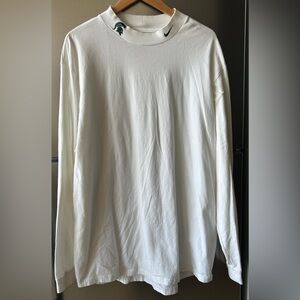 Nike Golf MSU Mock Neck Long Sleeve XL White Dri-Fit Shirt